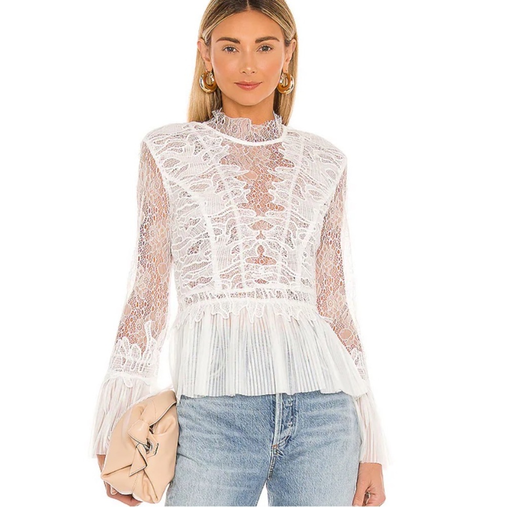 Bardot Francesca Top in Ivory
